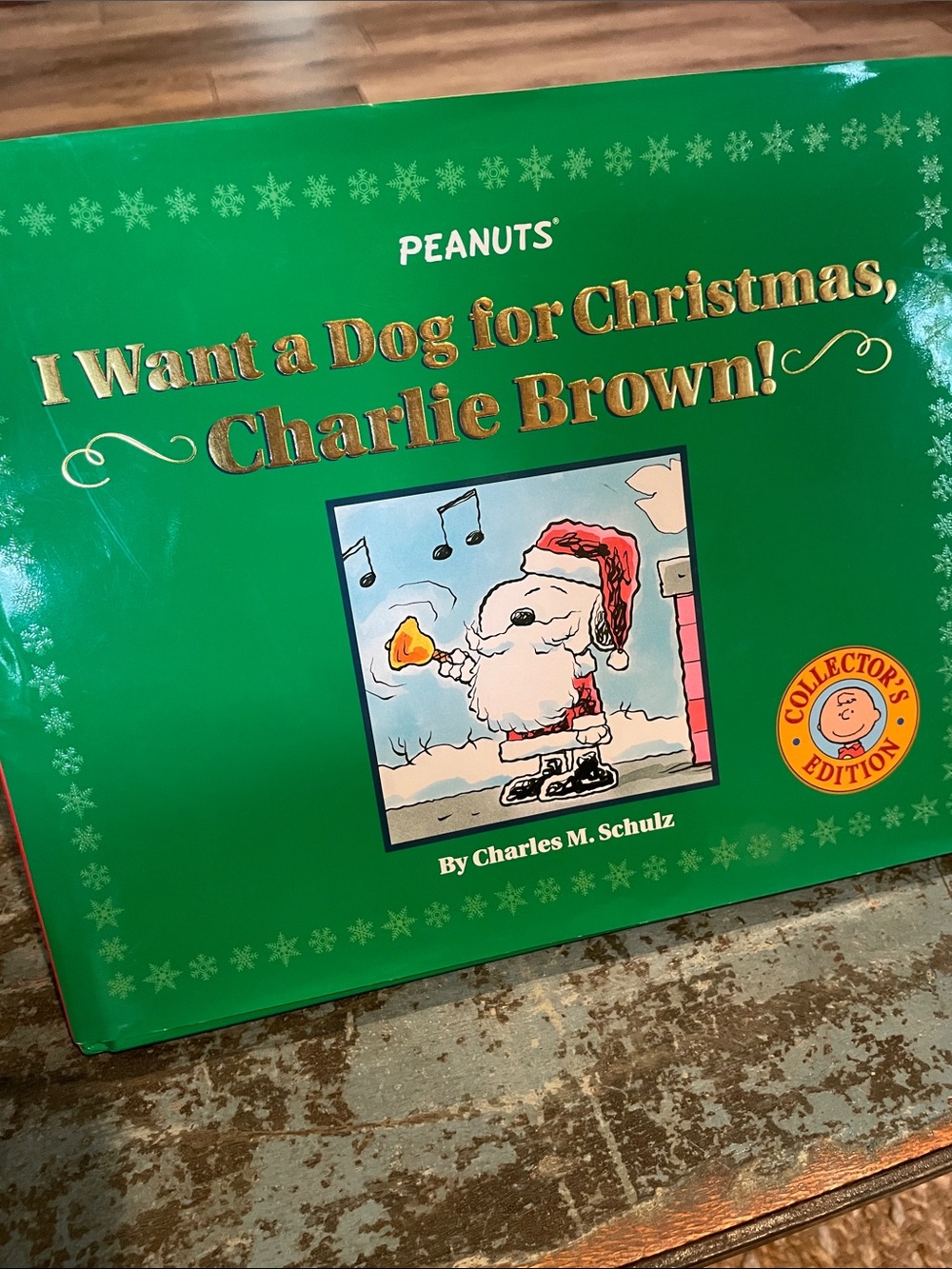 “I want a dog for Christmas, Charlie Brown” Collectible Christmas book